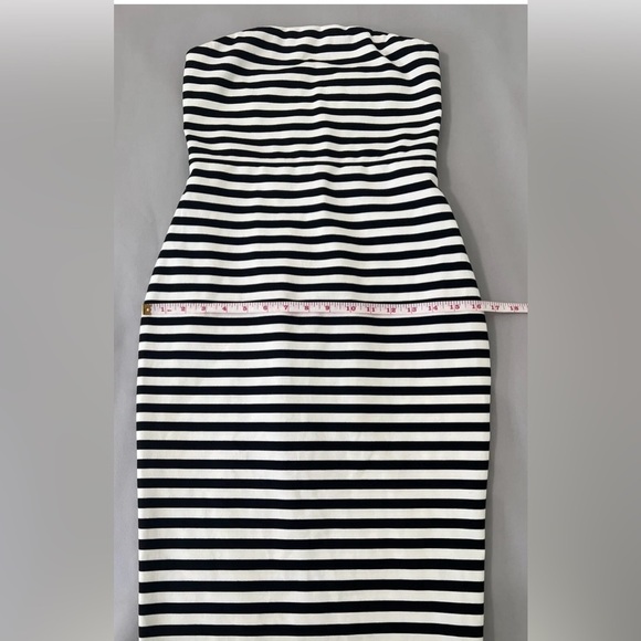 EXPRESS Stretch Knit Stripe Tube Dress Sz 6 - Picture 9 of 12